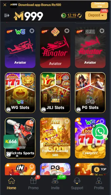 M999 Game Download, Features, Games & Rewards for Players