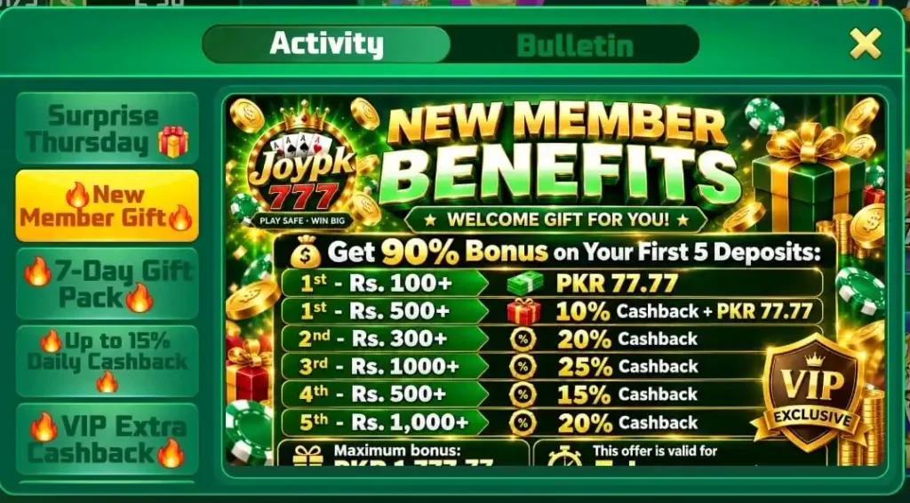 Joypk777 Game – Easy Download, Exciting Games, Bonuses