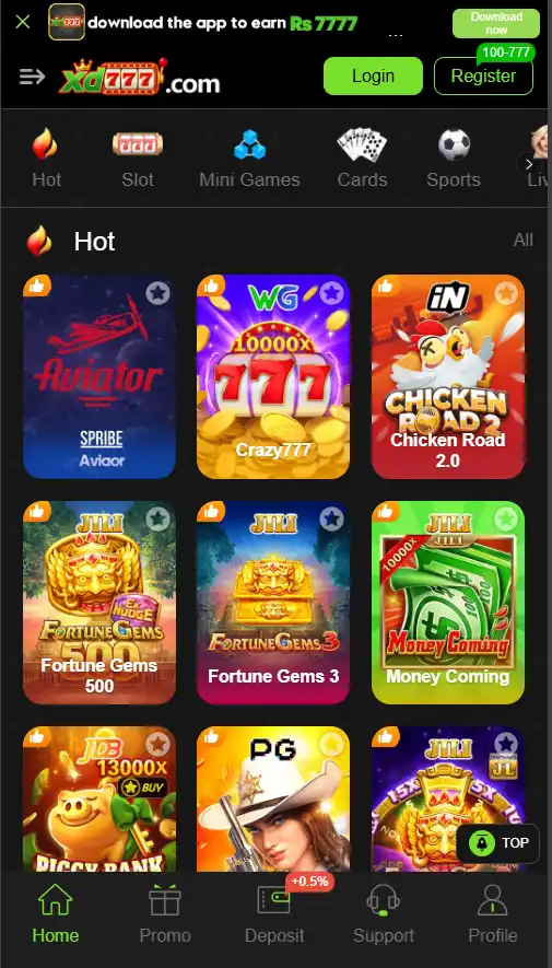 XD777 Game Downloading Guide, Download, Register, Login