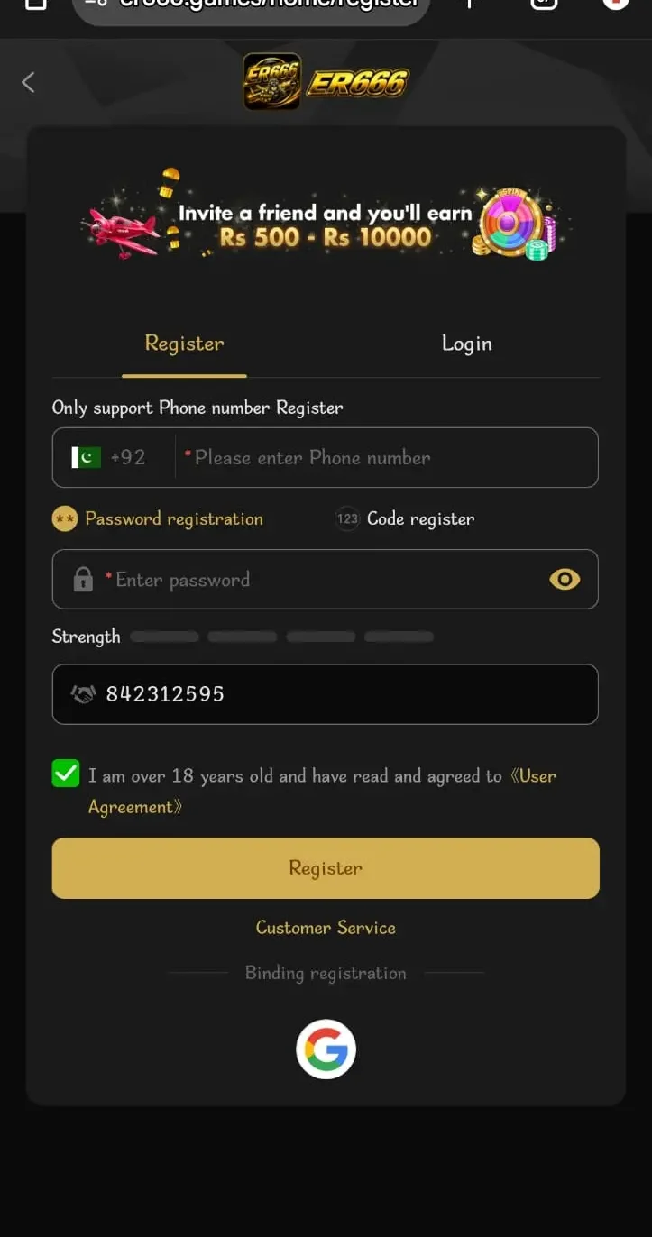 ER666 Game